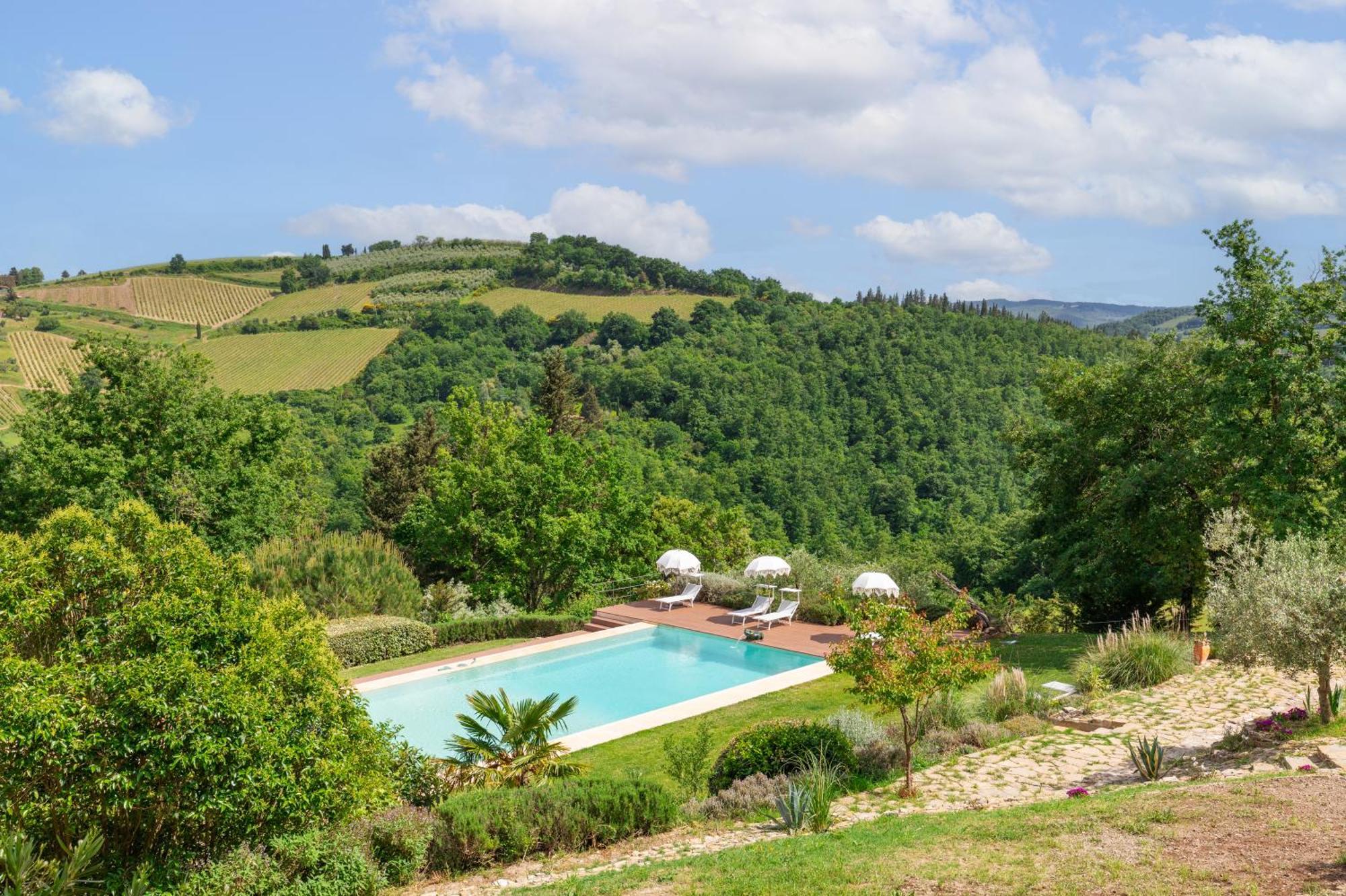 Villa Rignana Chianti Estate, Pool, Tennis,Cook Greve in Chianti Extérieur photo