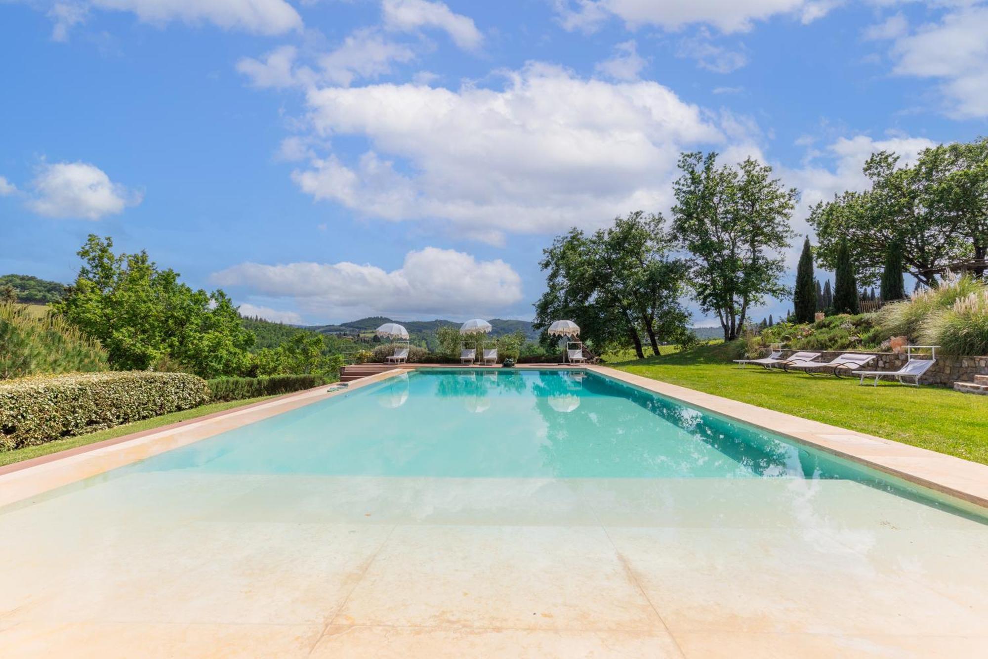 Villa Rignana Chianti Estate, Pool, Tennis,Cook Greve in Chianti Extérieur photo