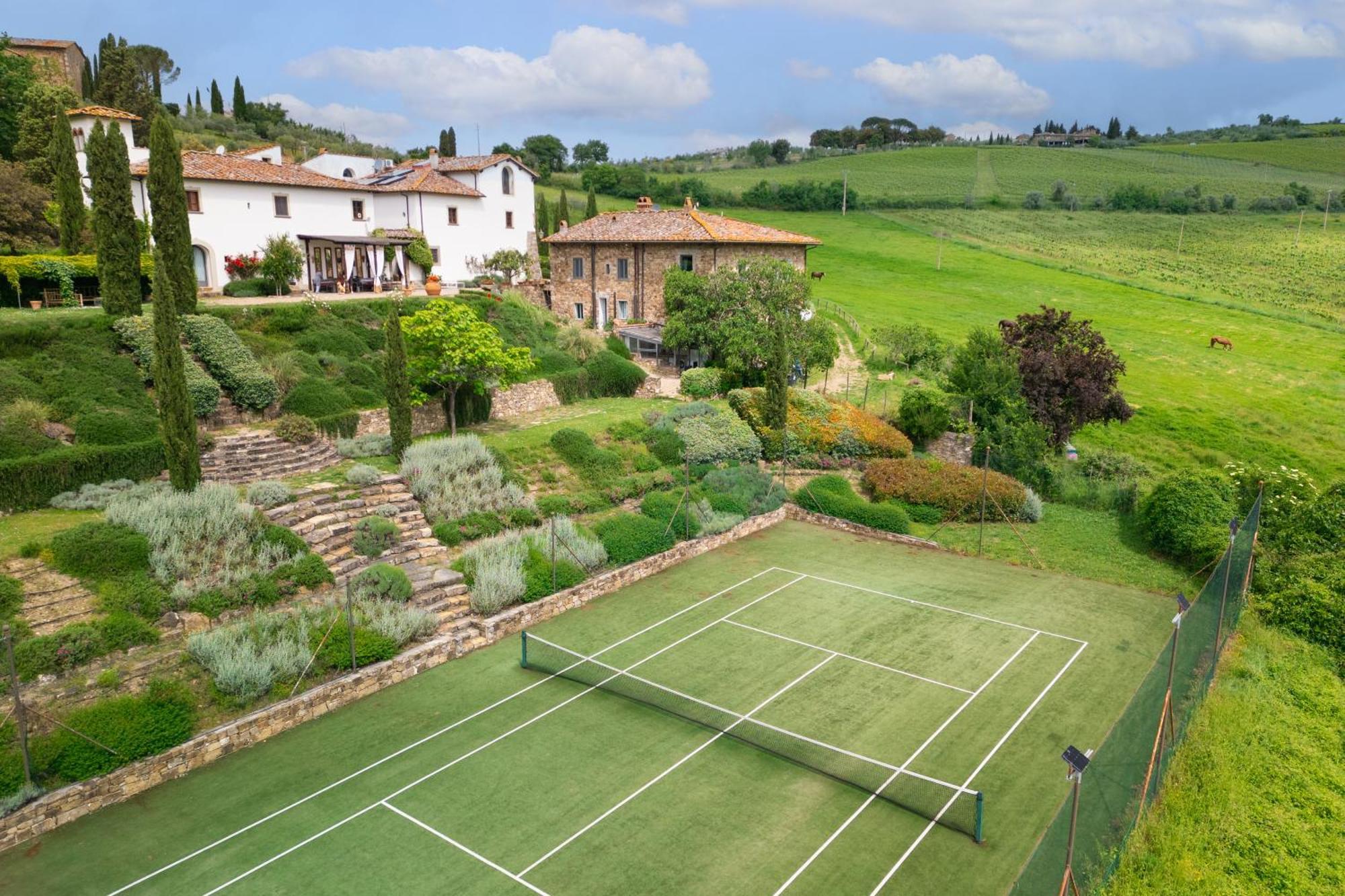 Villa Rignana Chianti Estate, Pool, Tennis,Cook Greve in Chianti Extérieur photo
